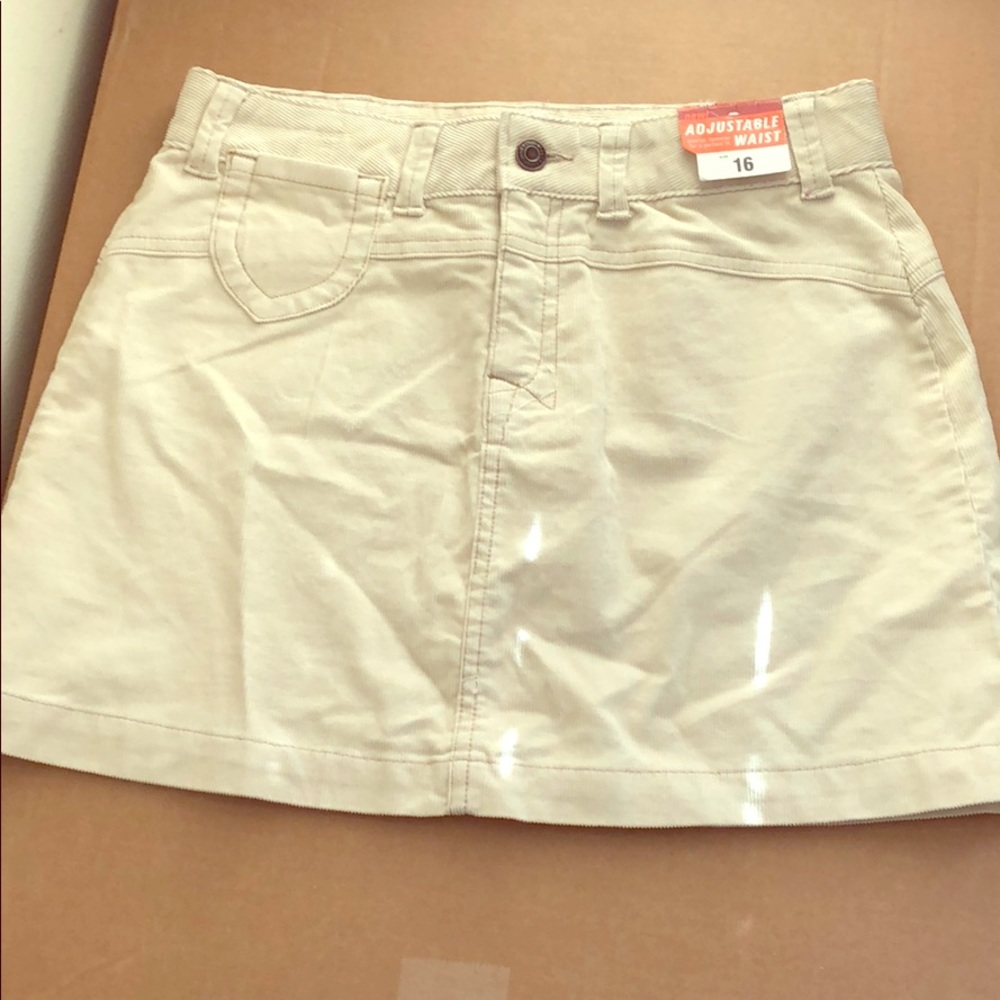 Old Navy Girls Corduroy Skirt w/ Adjustable Waist